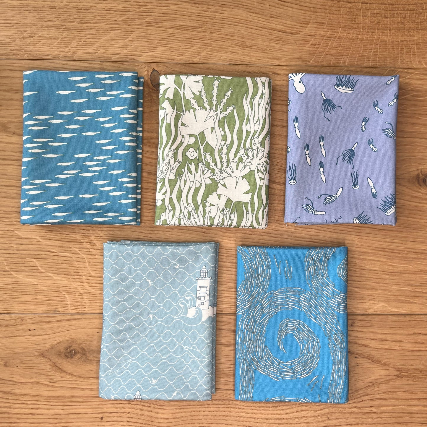 At Sea fat quarter bundle - 5 designs