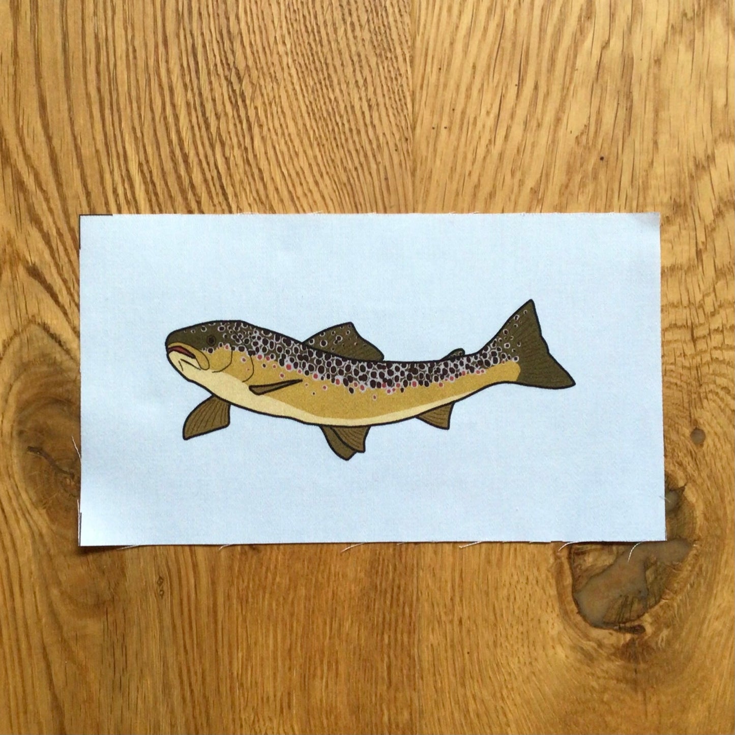 Large River animal fabric squares