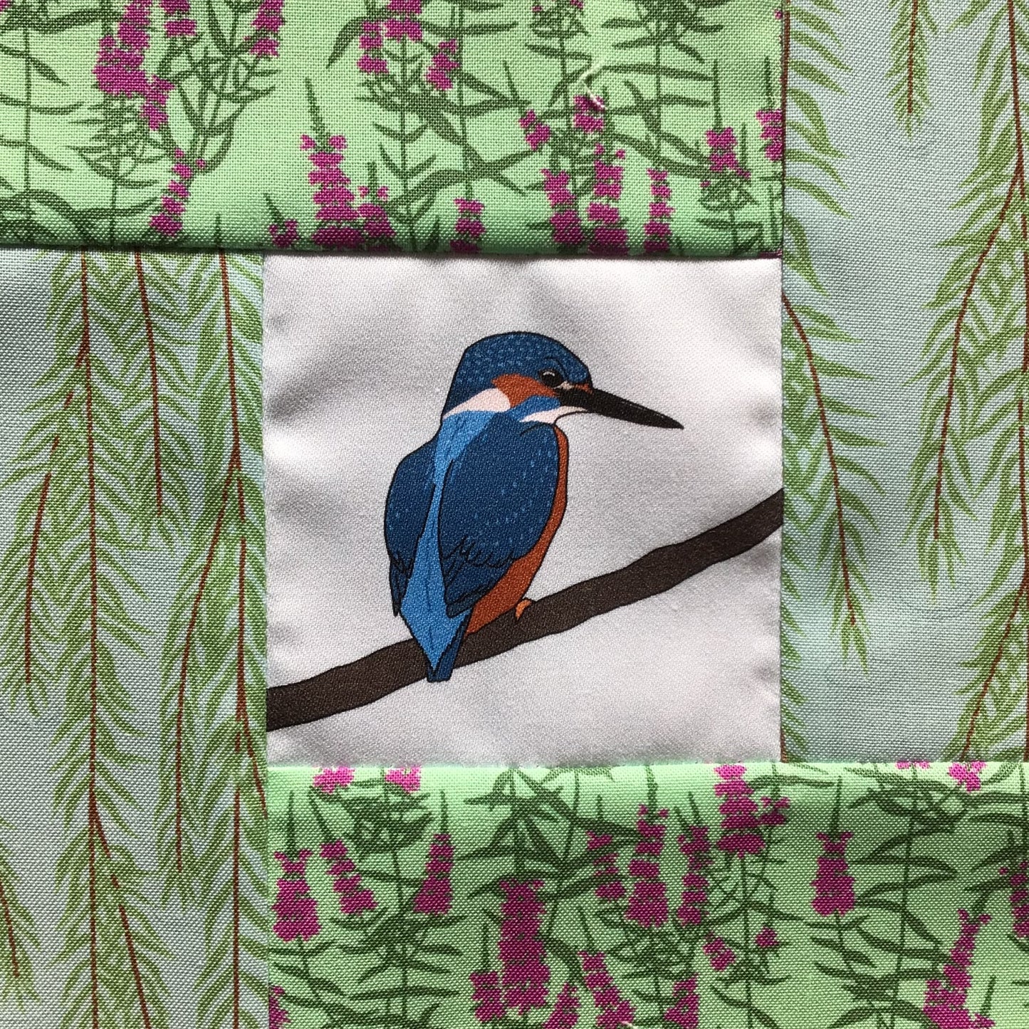 Purple loosestrife fat quarter