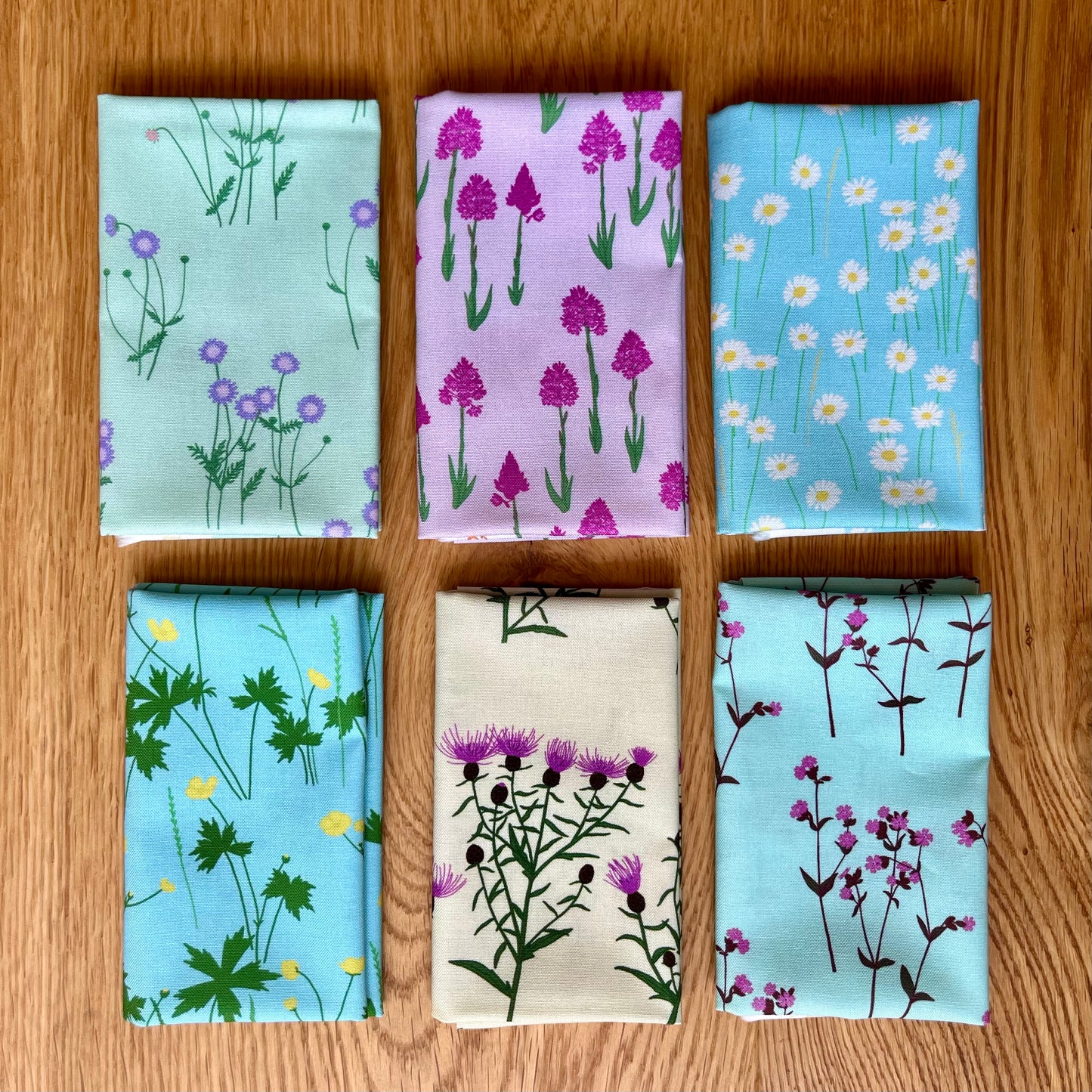 Summer swallow quilt fabrics