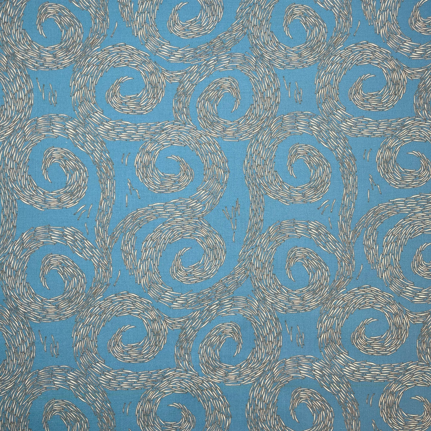 Sandeel swirl fabric fat quarter