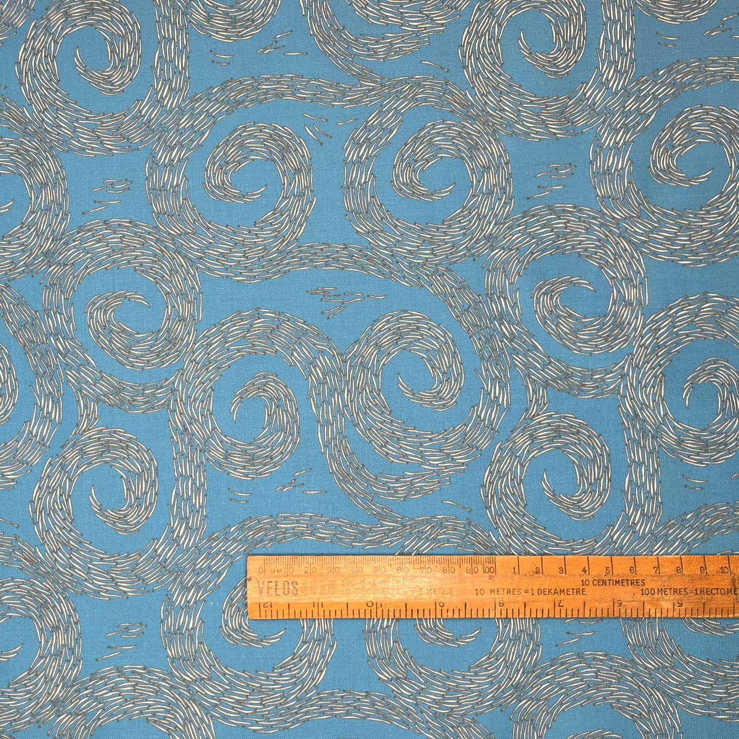 Sandeel swirl fabric fat quarter
