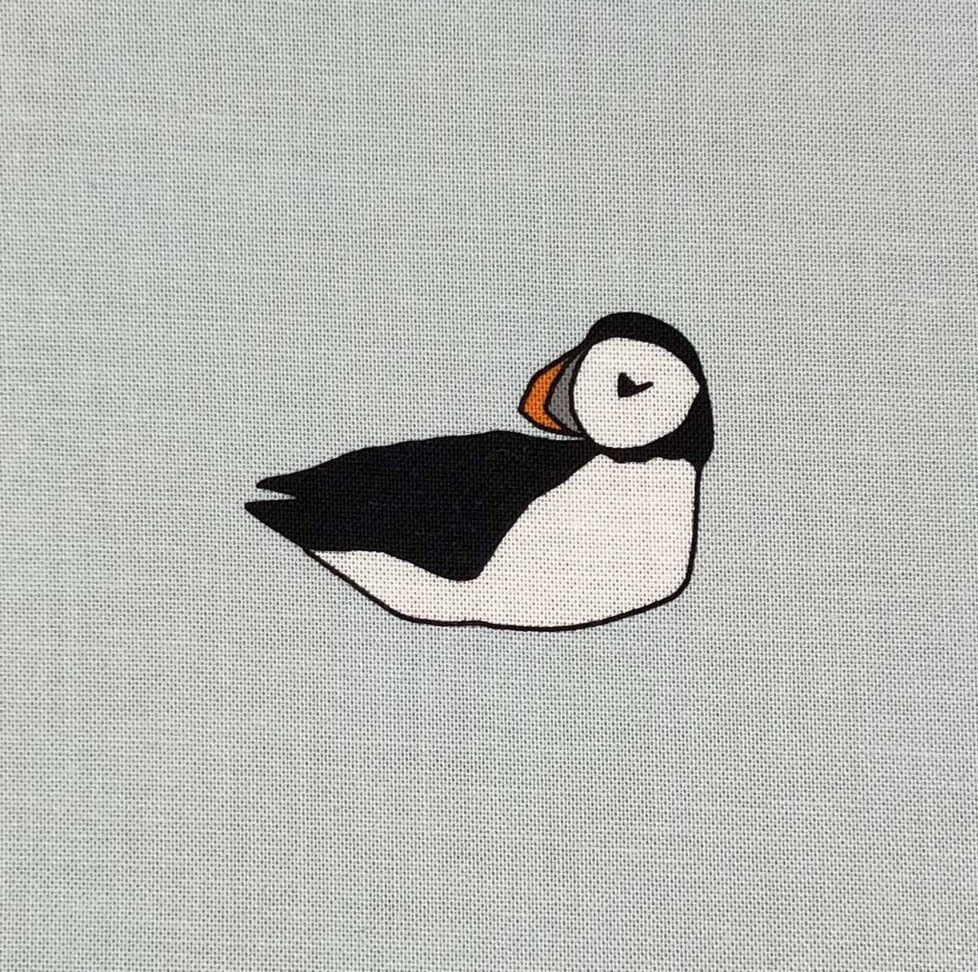 Puffin fabric panel - 12 images