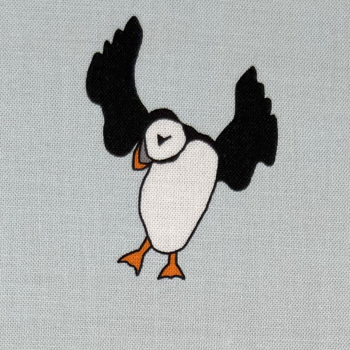 Puffin fabric panel - 12 images