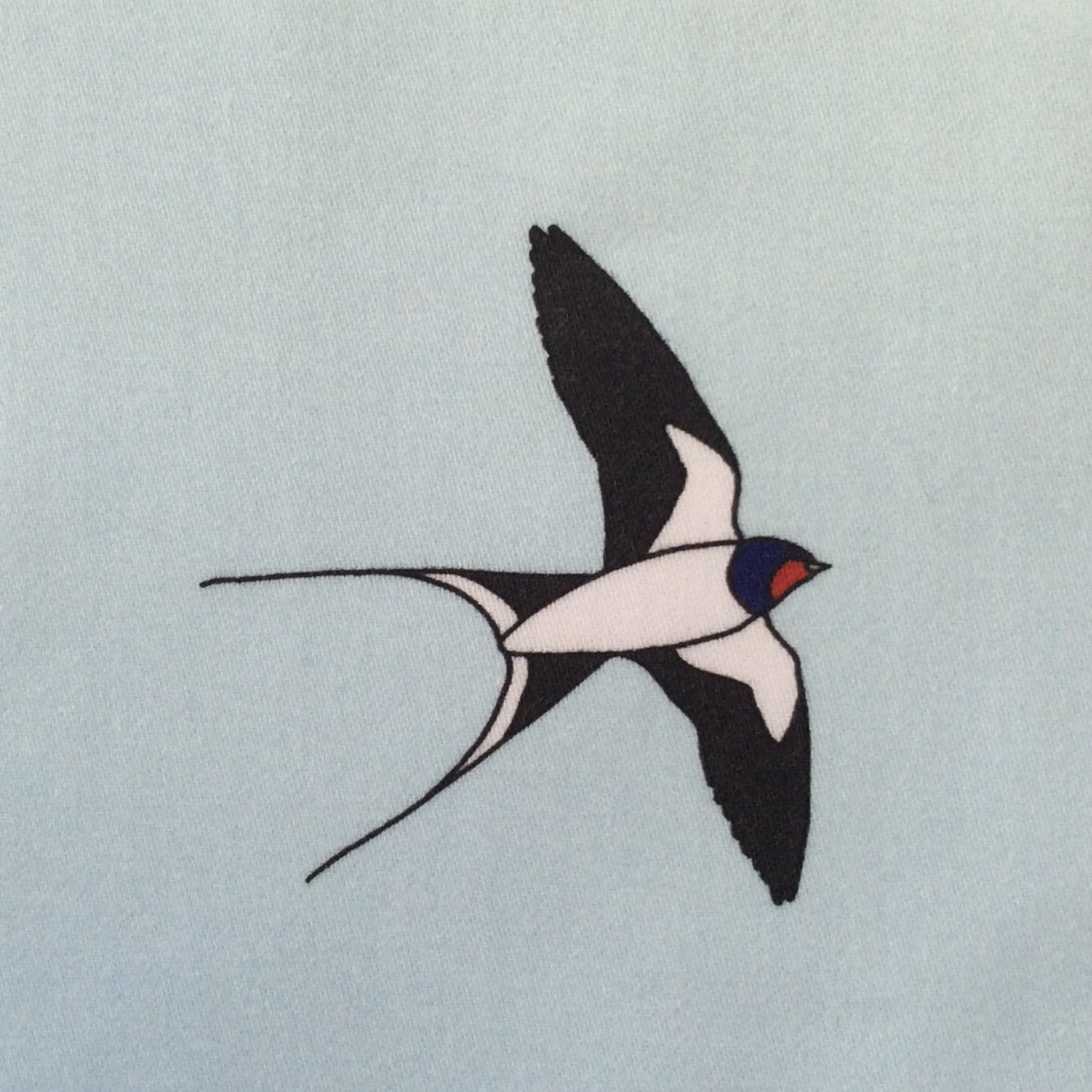 Swallow fabric strip, 6 images