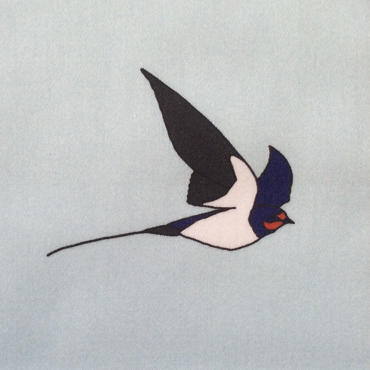 Swallow fabric strip, 6 images