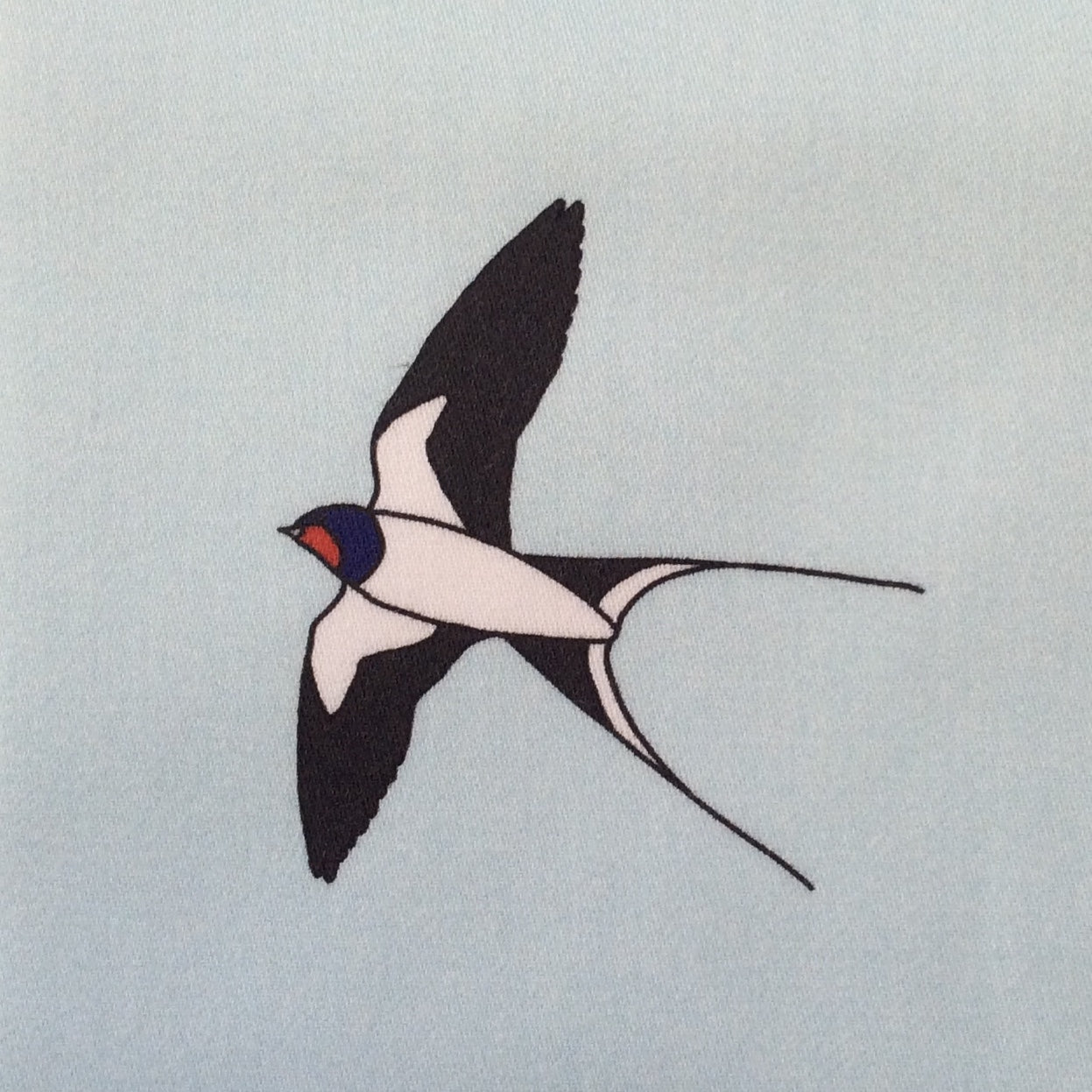 Swallow fabric strip, 6 images