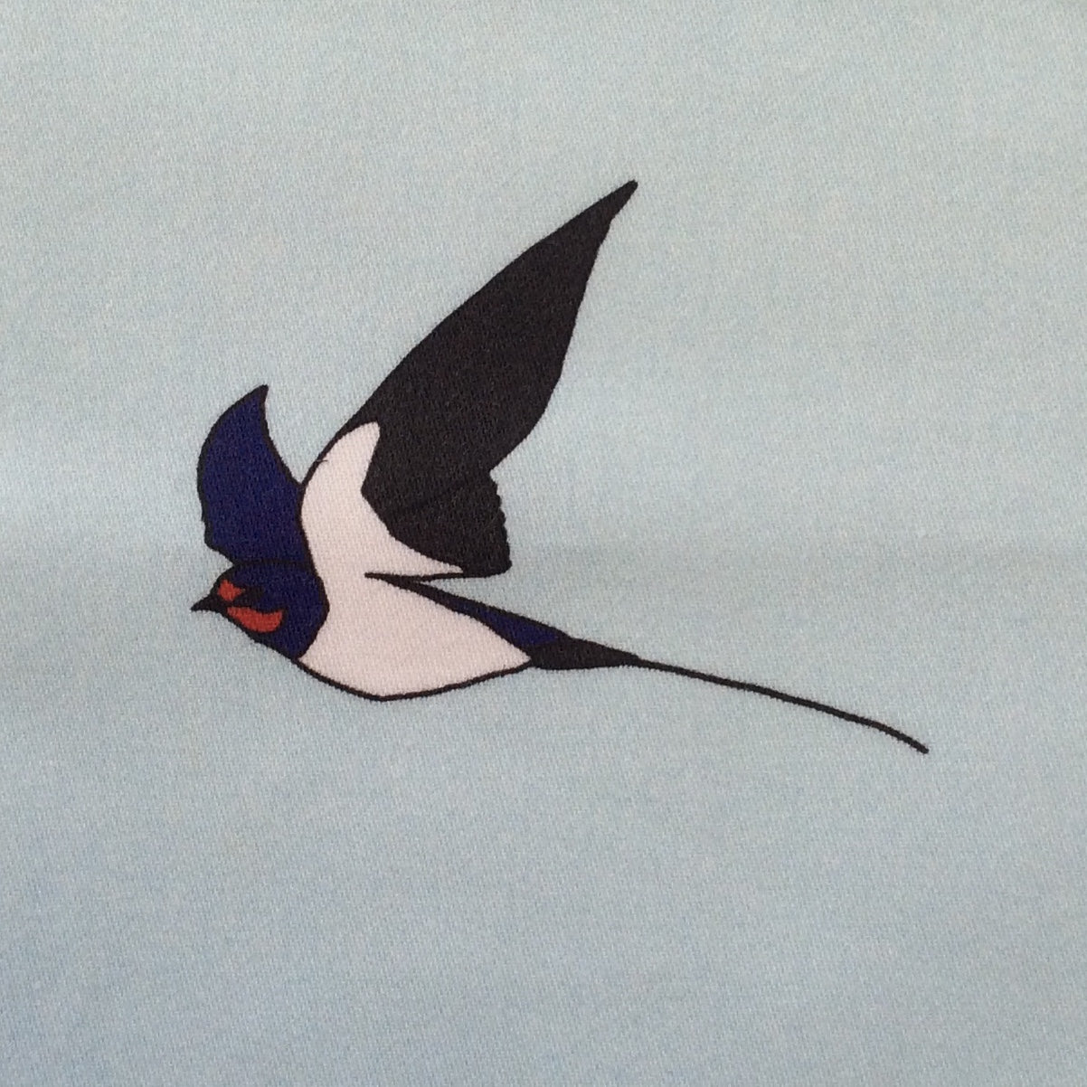 Swallow fabric strip, 6 images