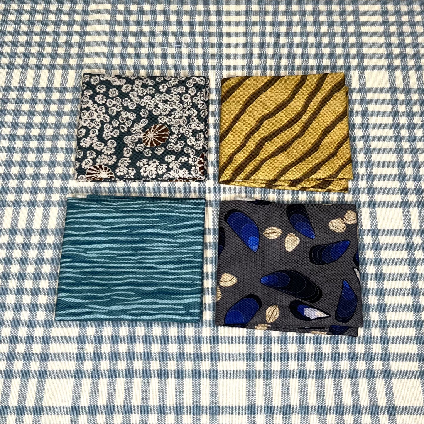 Mini hexie fabric sets