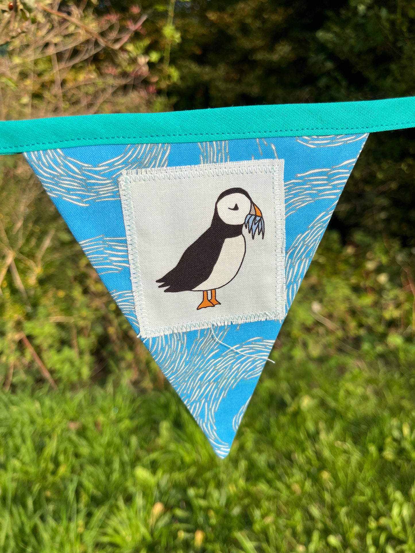 Puffin or penguin bunting.
