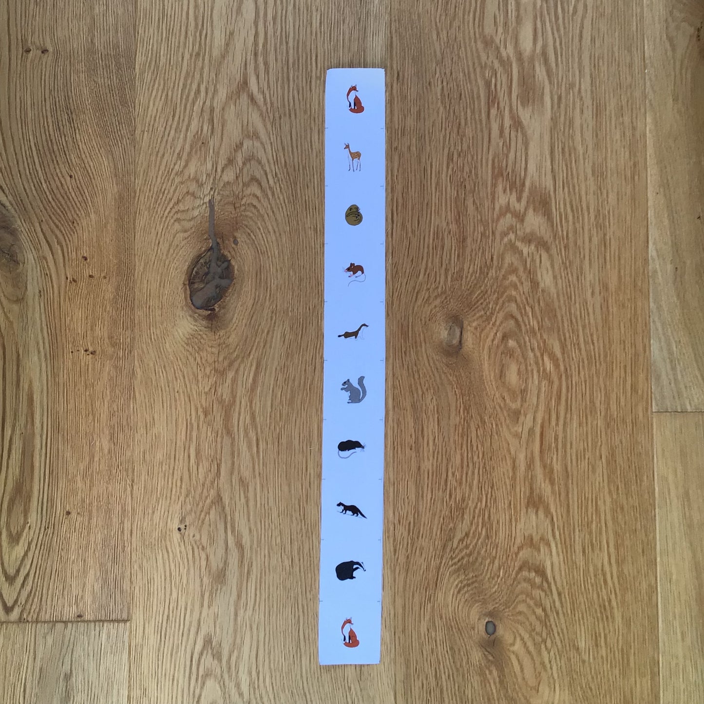 Mini animal fabric strips