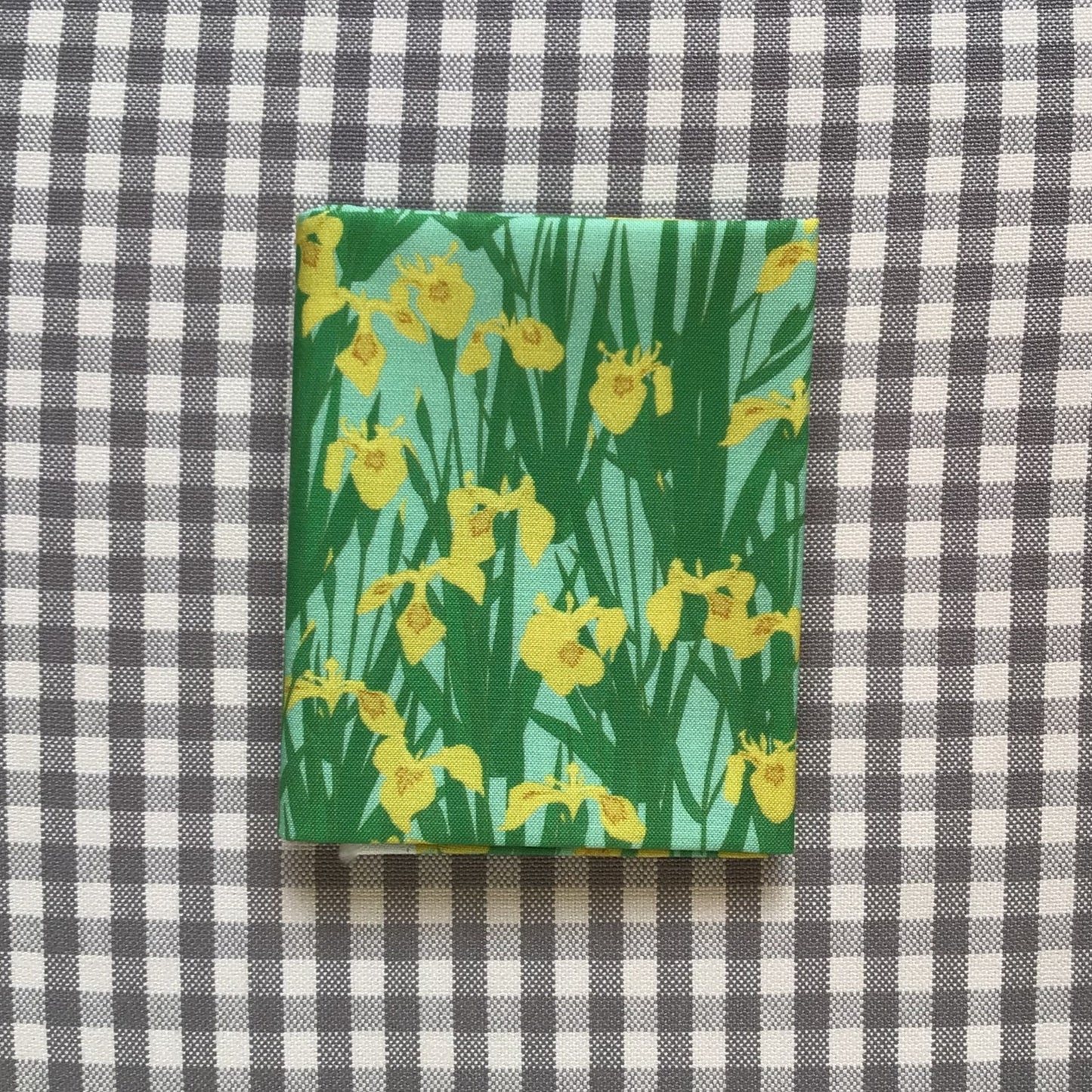 Yellow flag iris fat quarter