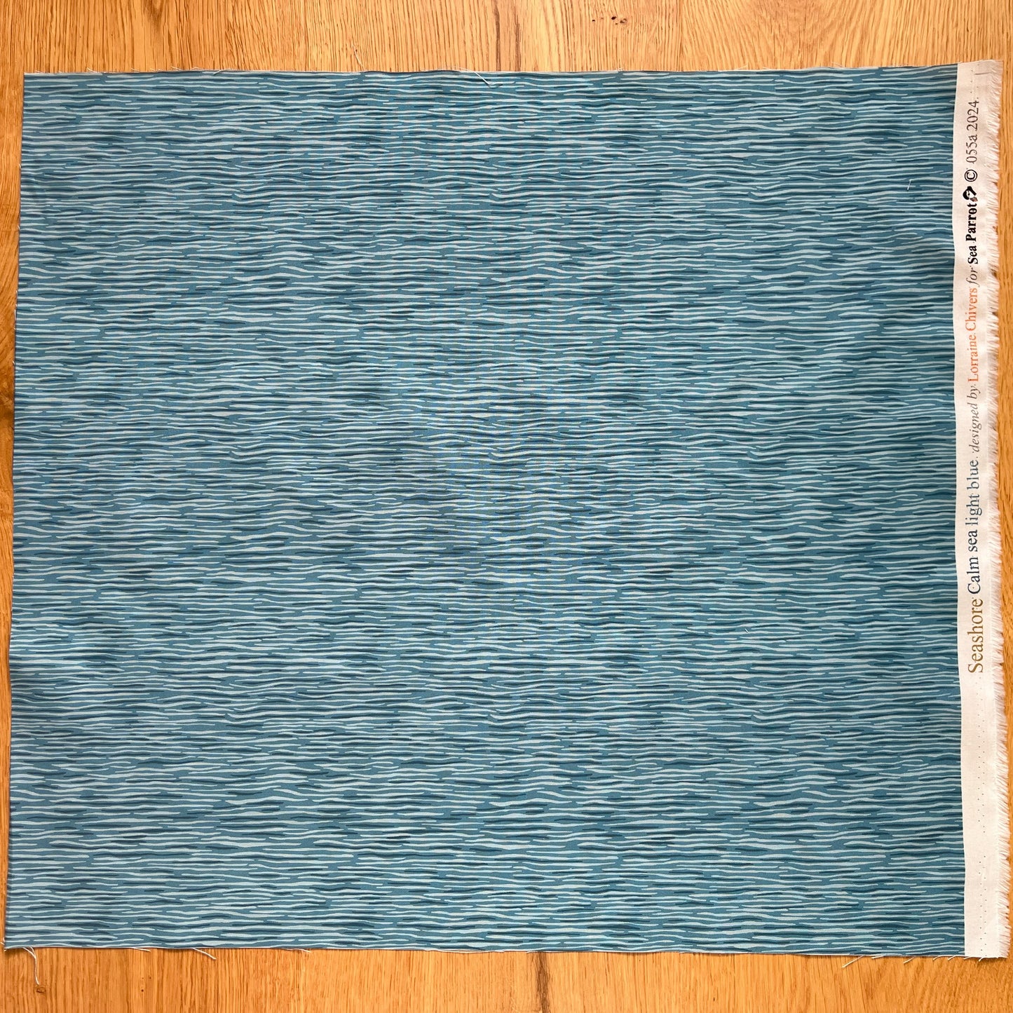 Calm sea fat quarter - light blue background
