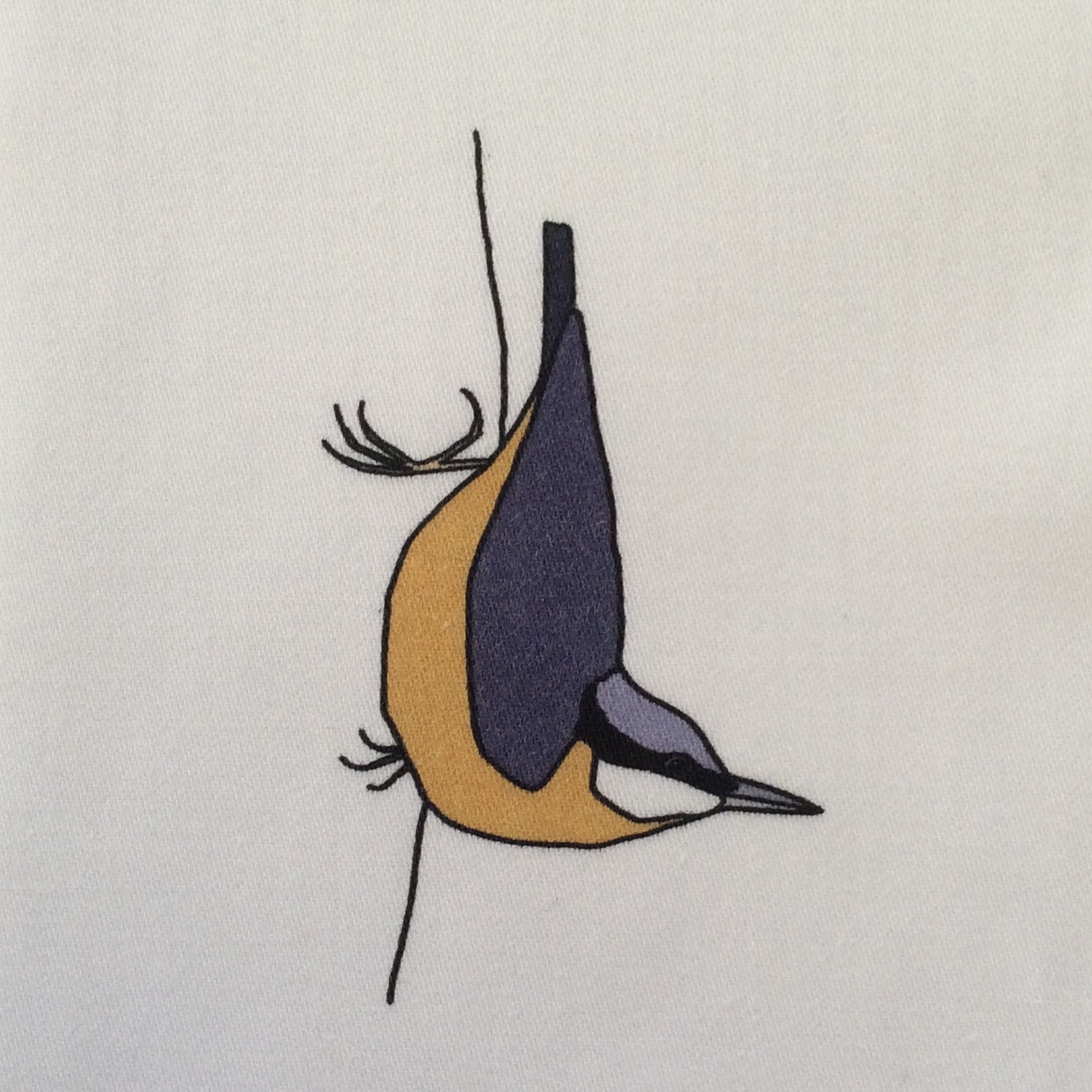 Four seasons bird fabric strips